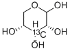 D-リボース-3-13C 化学構造式