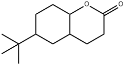 6-tert-ブチルオクタヒドロクマリン 化学構造式