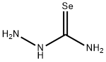 ヒドラジンカルボセレノアミド 化学構造式