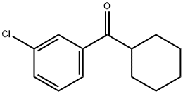 3-クロロフェニルシクロヘキシルケトン 化学構造式