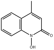 1-Hydroxy-4-methyl-2(1H)-quinolinone 结构式