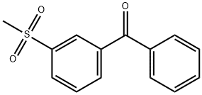 3-甲砜基二苯甲酮 结构式