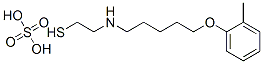 2-[5-(o-Tolyloxy)pentyl]aminoethanethiol sulfate 结构式