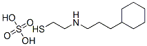2-(3-シクロヘキシルプロピル)アミノエタンチオールスルファート 化学構造式
