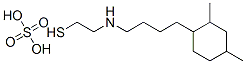 2-[4-(2,4-Dimethylcyclohexyl)butyl]aminoethanethiol sulfate 结构式