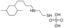 2-[4-(2,5-Dimethylcyclohexyl)butyl]aminoethanethiol sulfate Struktur