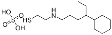 2-[(4-Cyclohexylhexyl)amino]ethanethiol sulfate 结构式
