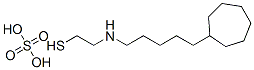 2-(5-Cycloheptylpentyl)aminoethanethiol sulfate 结构式