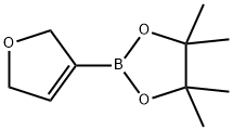 2-(2,5-ジヒドロフラン-3-イル)-4,4,5,5-テトラメチル-1,3,2-ジオキサボロラン 化学構造式