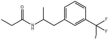 N-[1-Methyl-2-[3-(trifluoromethyl)phenyl]ethyl]propionamide,21215-52-1,结构式