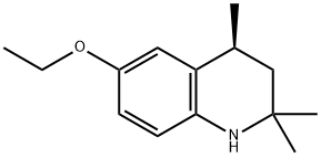 Quinoline, 6-ethoxy-1,2,3,4-tetrahydro-2,2,4-trimethyl-, (4S)- (9CI) 化学構造式