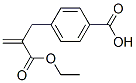 Benzenepropanoic acid, 4-carboxy--alpha--methylene-, -alpha--ethyl ester (9CI) Structure