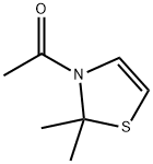 Thiazole, 3-acetyl-2,3-dihydro-2,2-dimethyl- (9CI) Structure