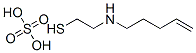 2-(4-ペンテニルアミノ)エタンチオールスルファート 化学構造式