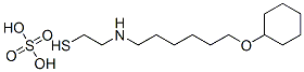 2-[[6-(Cyclohexyloxy)hexyl]amino]ethanethiol sulfate 结构式