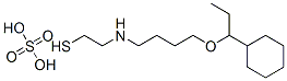 2-[4-(1-Cyclohexylpropoxy)butyl]aminoethanethiol sulfate Struktur
