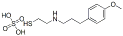 2-[3-(p-Methoxyphenyl)propyl]aminoethanethiol sulfate Structure