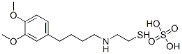 2-[4-(3,4-Dimethoxyphenyl)butyl]aminoethanethiol sulfate 结构式