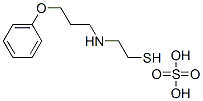2-(3-Phenoxypropyl)aminoethanethiol sulfate Structure