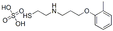 2-[3-(o-トリルオキシ)プロピル]アミノエタンチオールスルファート 化学構造式