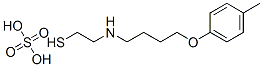2-[4-(p-Tolyloxy)butyl]aminoethanethiol sulfate 结构式