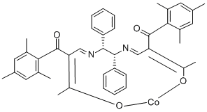 (1R,2R)-N,N'-BIS[3-OXO-2-(2,4,6-TRIMETHYLBENZOYL)BUTYLIDENE]-1,2-DIPHENYLETHYLENEDIAMINATO COBALT(II)