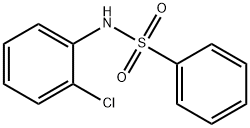 N-(2-氯苯基)苯磺酰胺 结构式