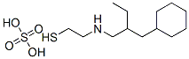 2-[[2-(Cyclohexylmethyl)butyl]amino]ethanethiol sulfate Structure