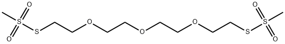 3,6,9-Trioxaundecane-1,11-diyl-bismethanethiosulfonate Structure