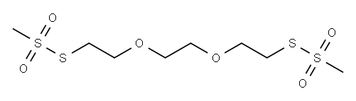 ビスメタンチオスルホン酸3,6-ジオキサオクタン-1,8-ジイル 化学構造式