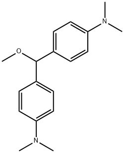 4,4'-(Methoxymethylene)bis(N,N-dimethylbenzenamine) 结构式