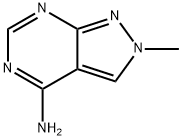 2H-Pyrazolo[3,4-d]pyrimidin-4-amine, 2-methyl- (9CI) 结构式