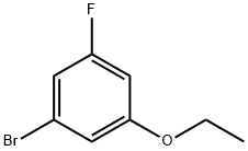 1-ブロモ-3-エトキシ-5-フルオロベンゼン 化学構造式