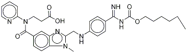 去乙基达比加群酯, 212321-78-3, 结构式