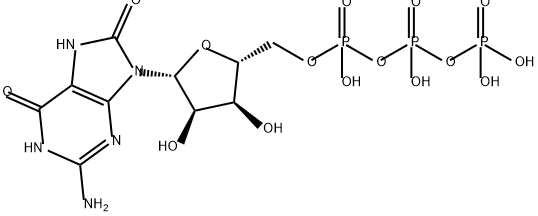 8-hydroxyguanosine triphosphate 结构式