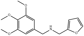 (2-フリルメチル)(3,4,5-トリメトキシベンジル)アミン HYDROBROMIDE 化学構造式
