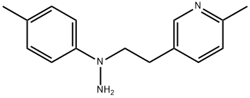 2-Methyl-5-(2-(1-p-tolylhydrazinyl)ethyl)pyridine Struktur