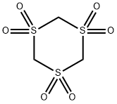 1,3,5-トリチアン1,1,3,3,5,5-ヘキサオキシド 化学構造式