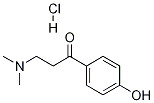3-(二甲基氨基)-1-(4-羟基苯基)丙烷-1-酮盐酸盐 结构式