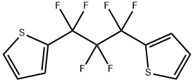 2,2'-(1,1,2,2,3,3-Hexafluoro-1,3-propanediyl)bisthiophene 结构式