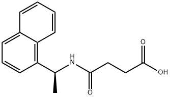 (S)-(-)-N-(1-(1-NAPHTHYL)ETHYL)SUCCINAM& Structure
