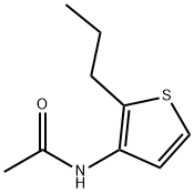 Acetamide,  N-(2-propyl-3-thienyl)- Struktur