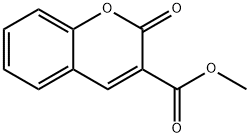 2-Oxo-2H-1-benzopyran-3-carboxylic acid methyl ester 结构式