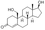19-HYDROXYTESTOSTERONE, 2126-37-6, 结构式