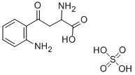 DL-KYNURENINE SULFATE SALT Struktur