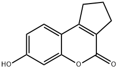 7-Hydroxy-2,3-dihydro-1H-cyclopenta[c]chromen-4-one Structure