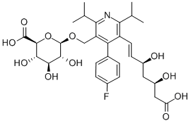 Desmethyl Cerivastatin-O-b-D-glucuronide Structure