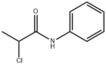 2-氯-N-苯基-丙酰胺, 21262-52-2, 结构式