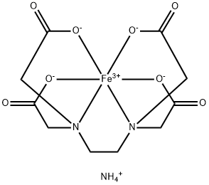 Ferric ammonium EDTA Structure