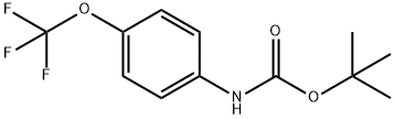 Tert-Butyl 4-(Trifluoromethoxy)Phenylcarbamate Struktur
